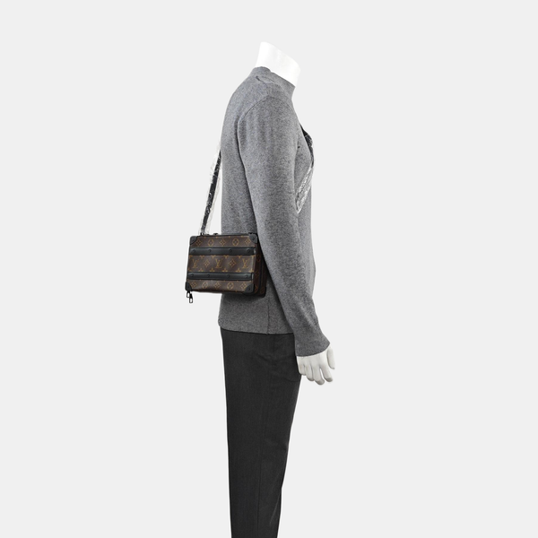 SOFT TRUNK Monogram Coated Canvas Brown
