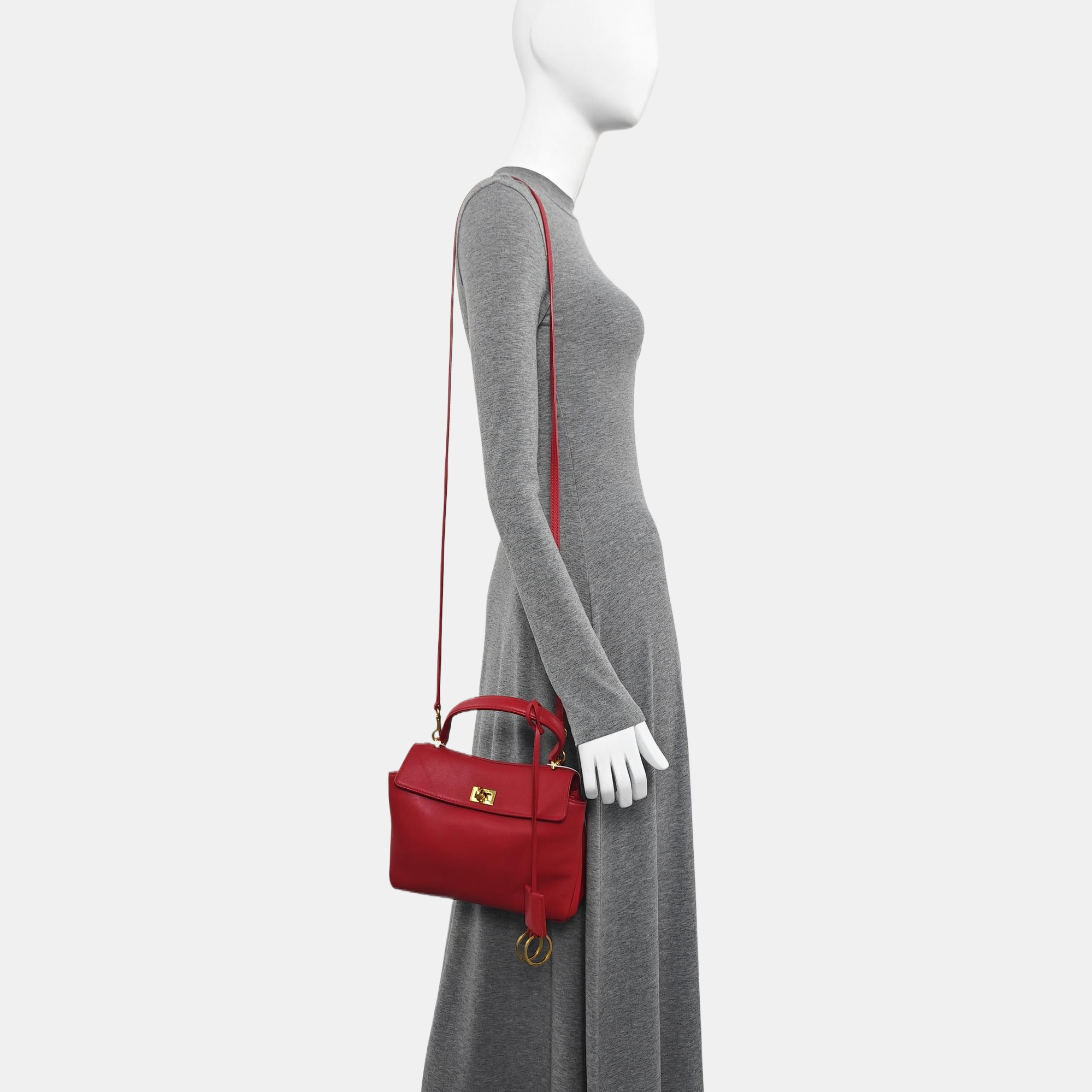 RODEO Mini Calfskin Red