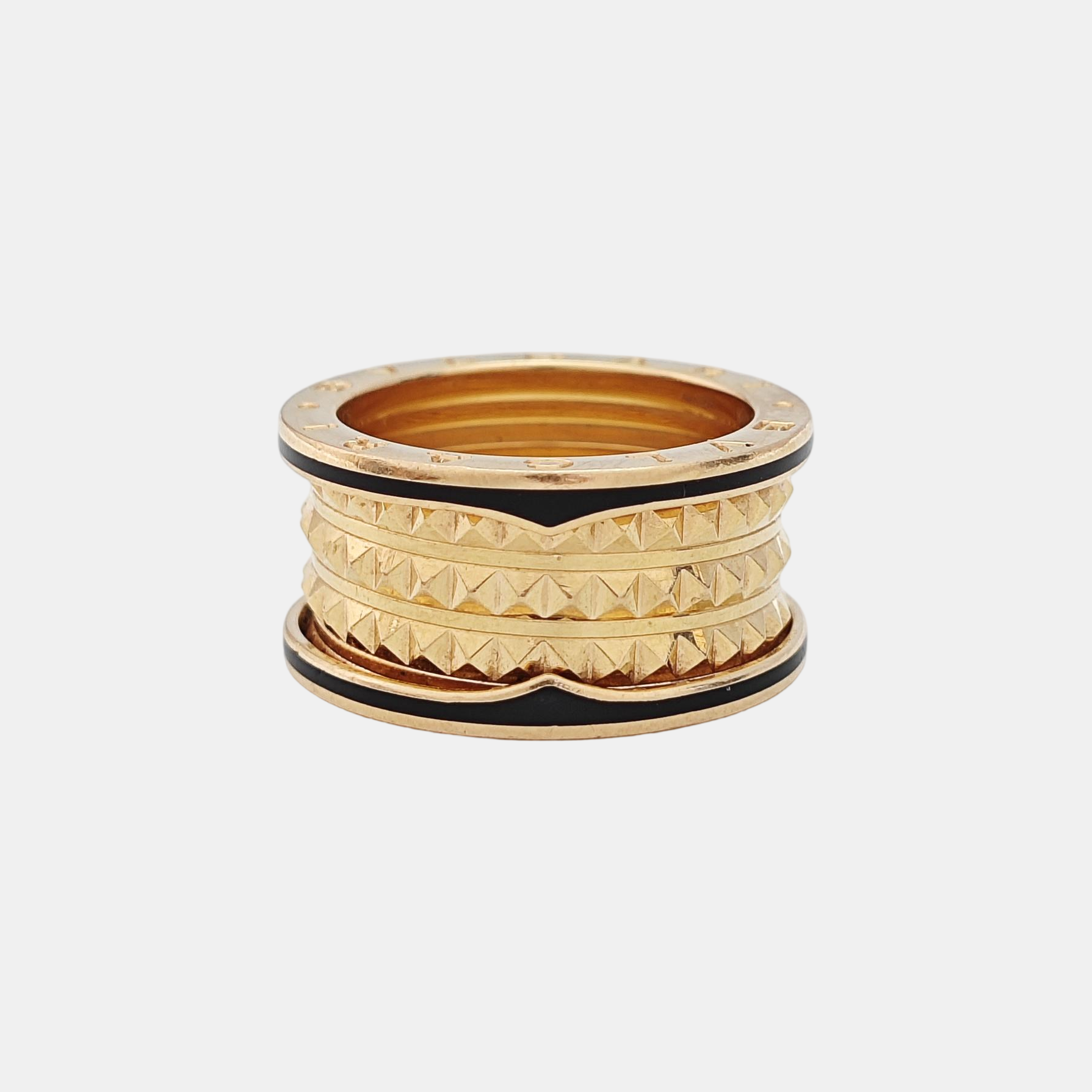 B.ZERO1 18k Rose Gold Ring EU 59