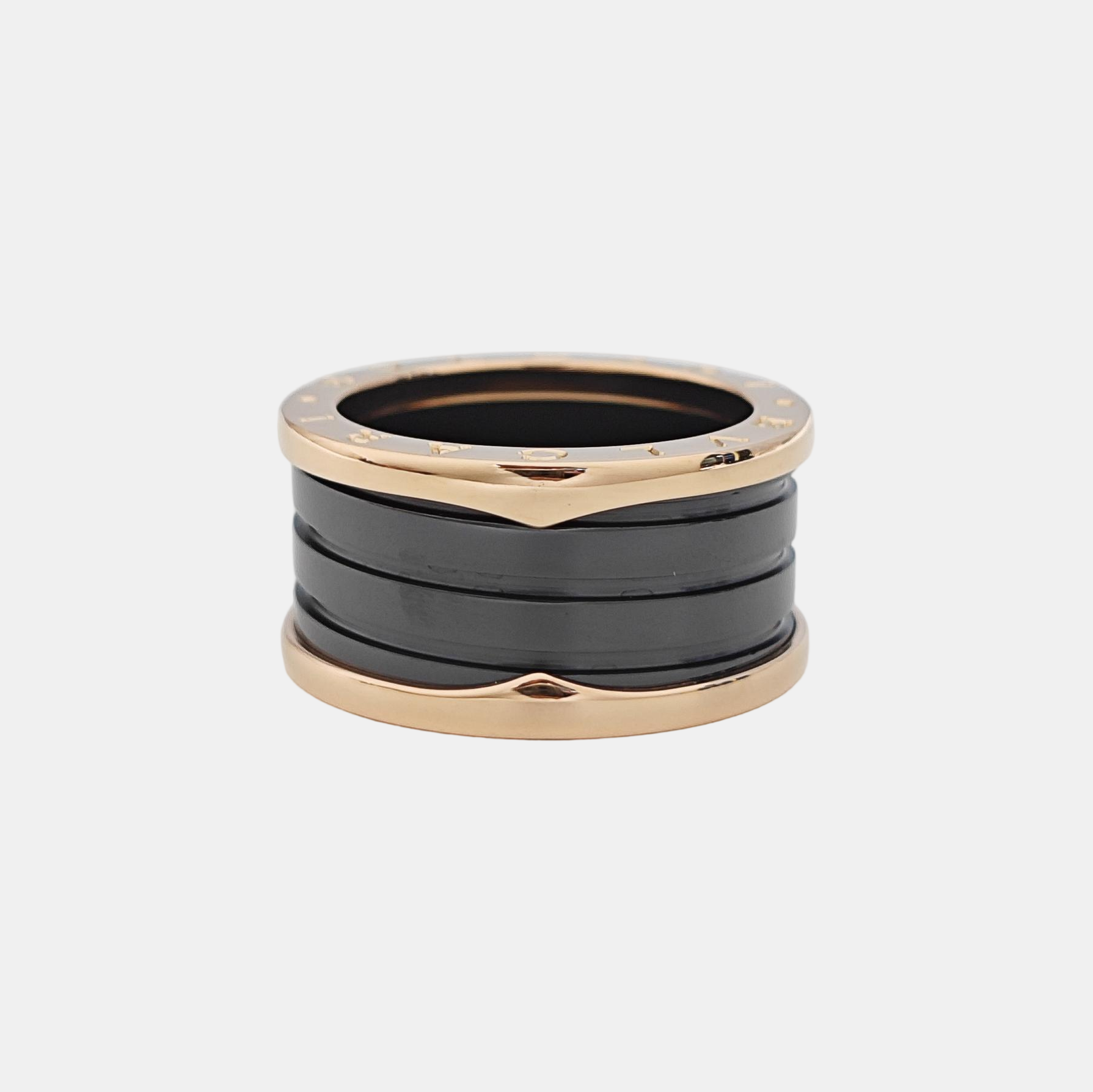 B.ZERO1 18k Rose Gold Ring EU 57