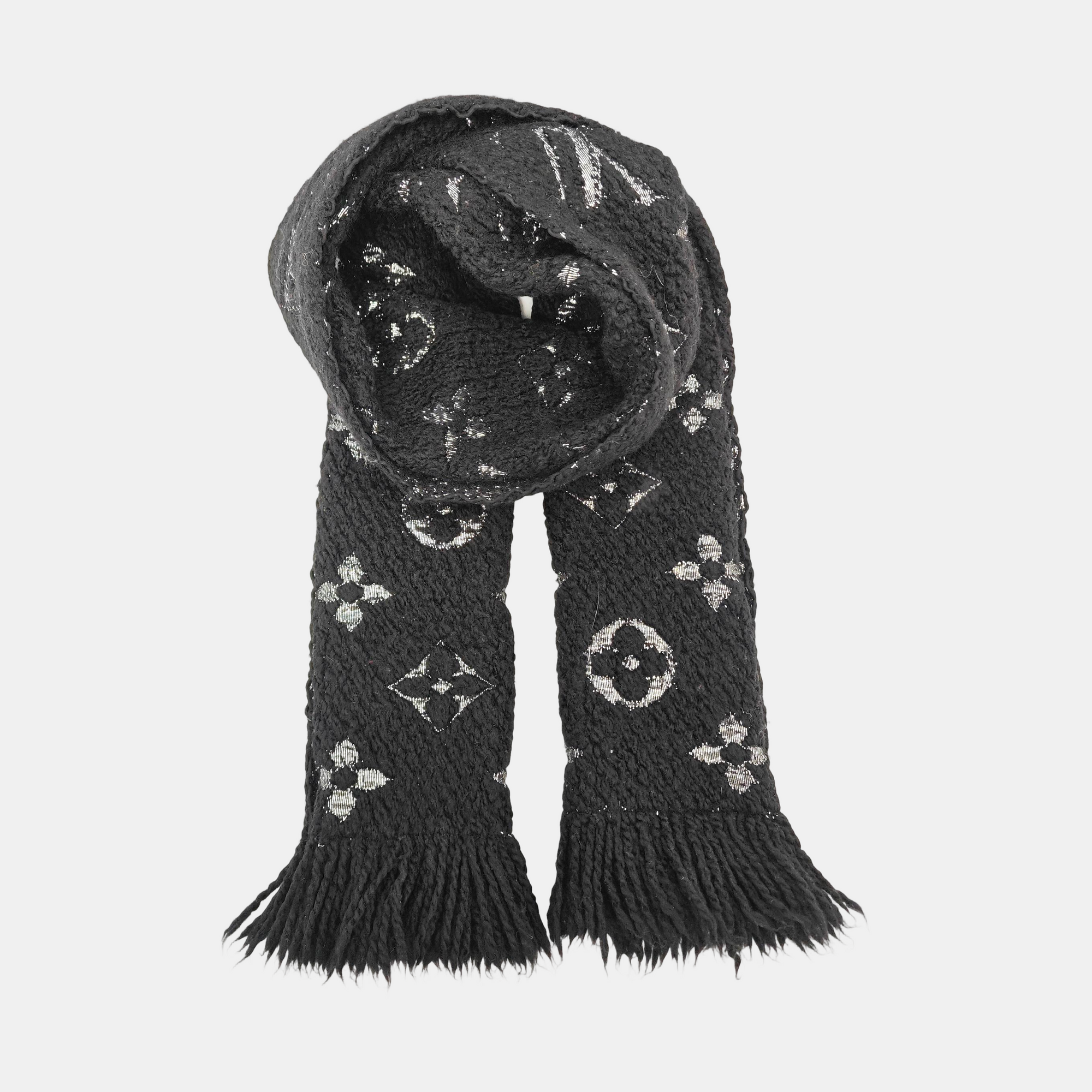 Wool Scarf Black