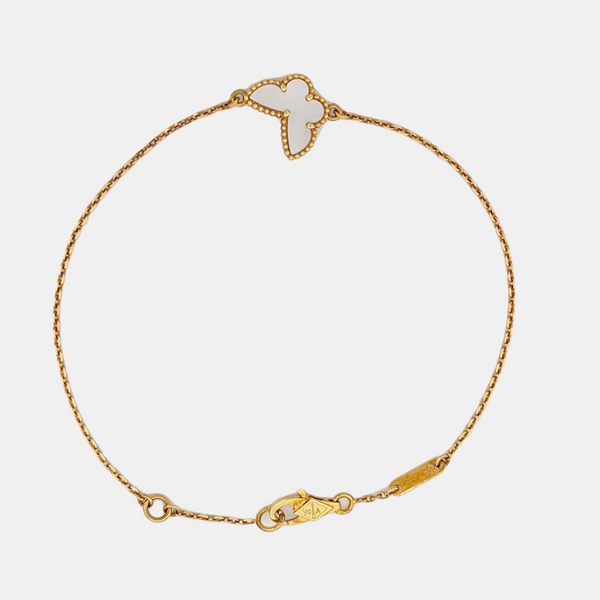 Sweet Alhambra 18k Gold Bracelet