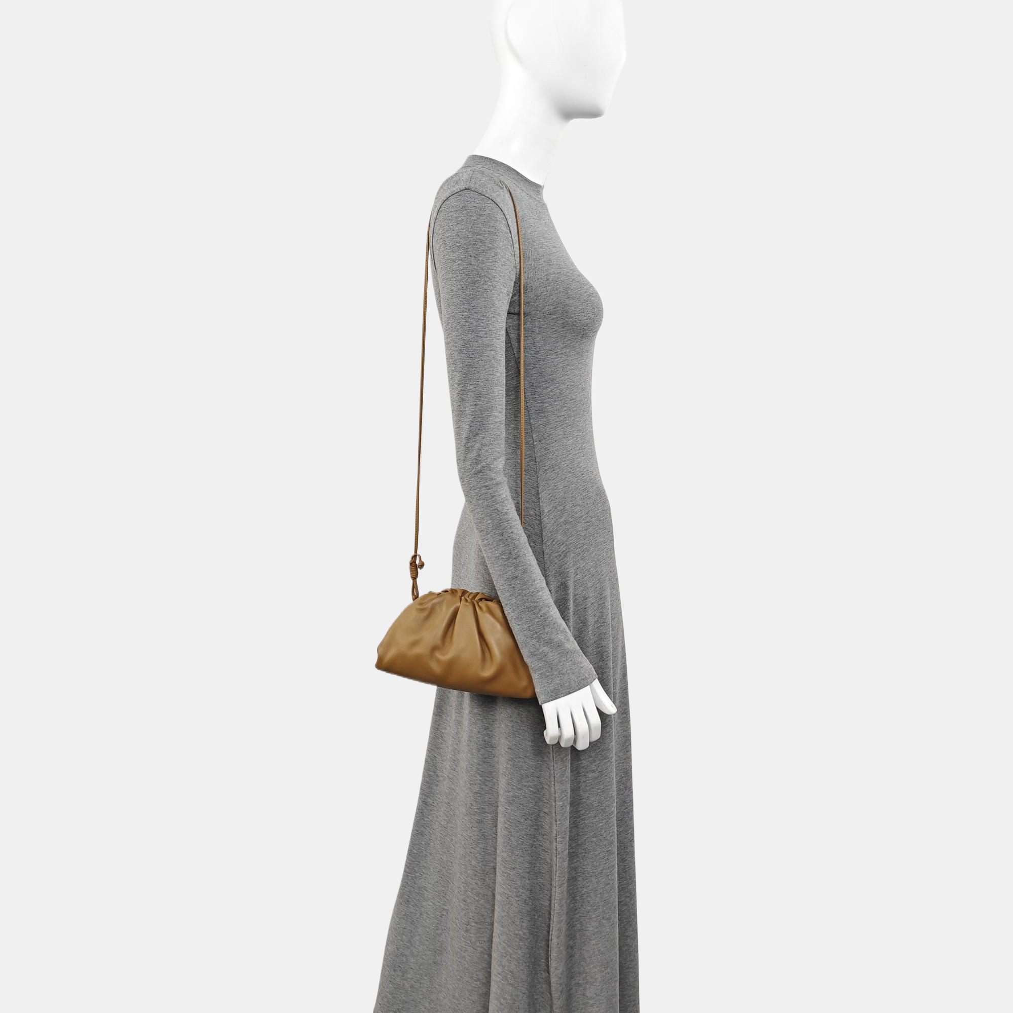 The Pouch Mini Calfskin Brown
