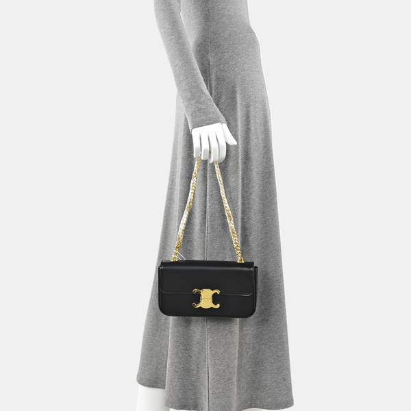 CLAUDE Calfskin Black
