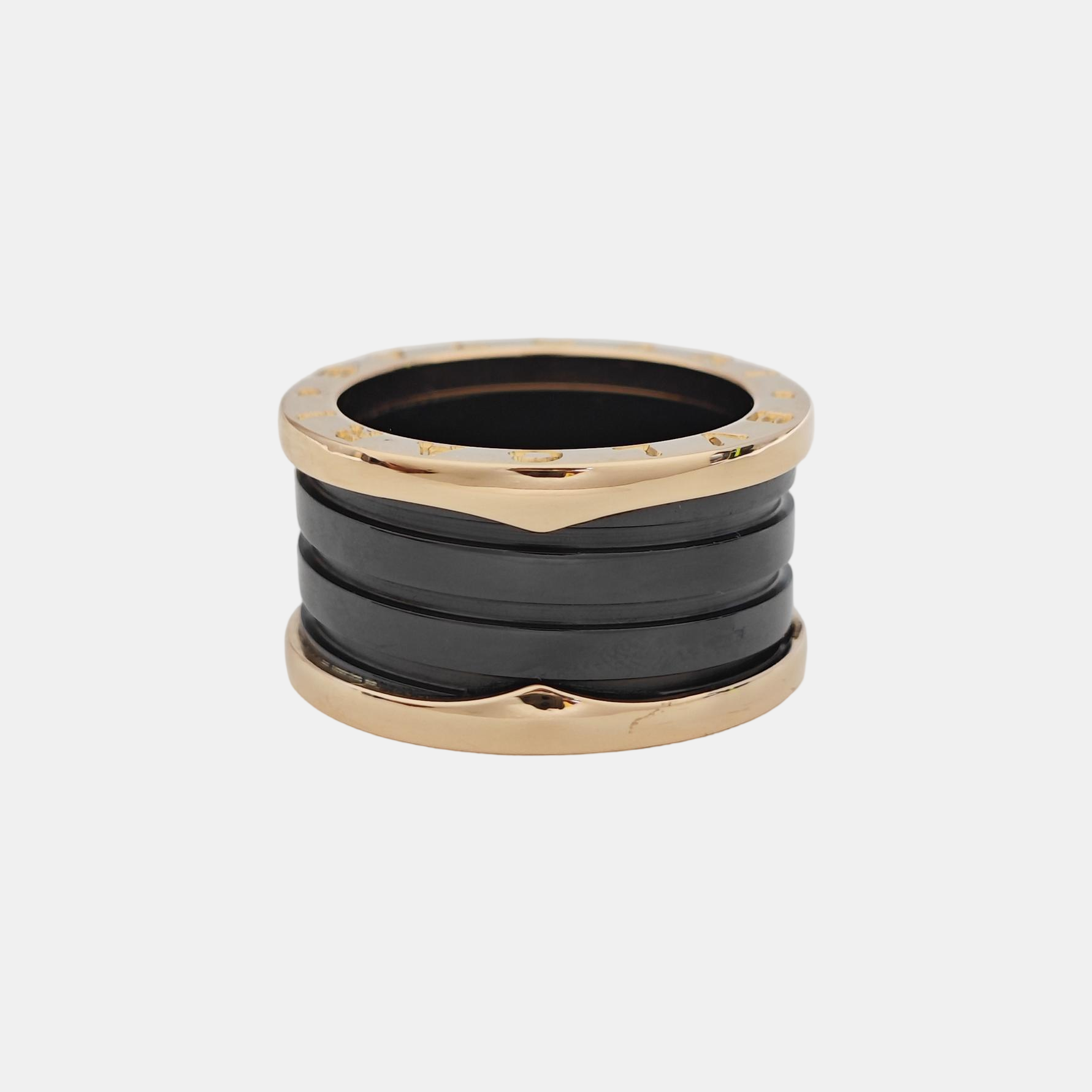 B.ZERO1 18k Rose Gold Ring EU 54