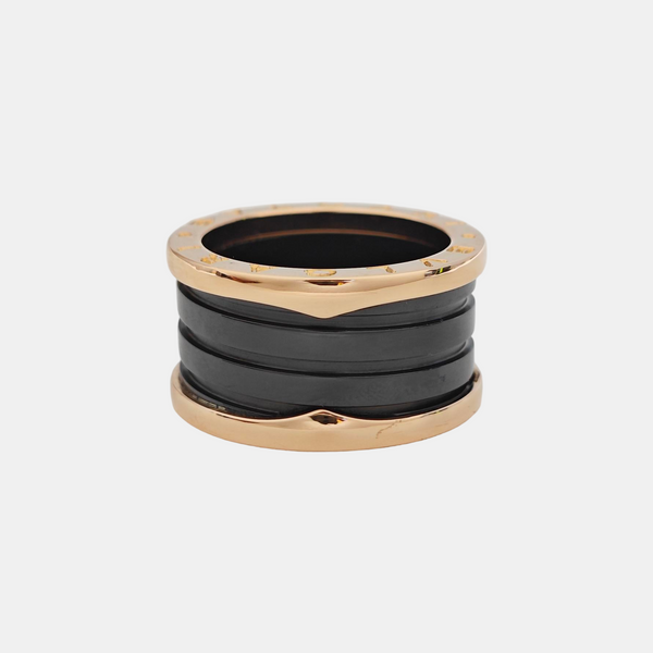 B.ZERO1 18k Rose Gold Ring EU 54