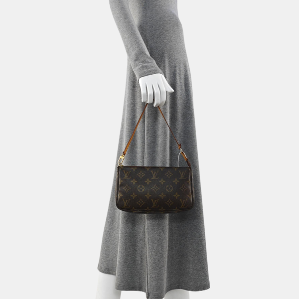 ACCESSOIRES Monogram Coated Canvas Brown