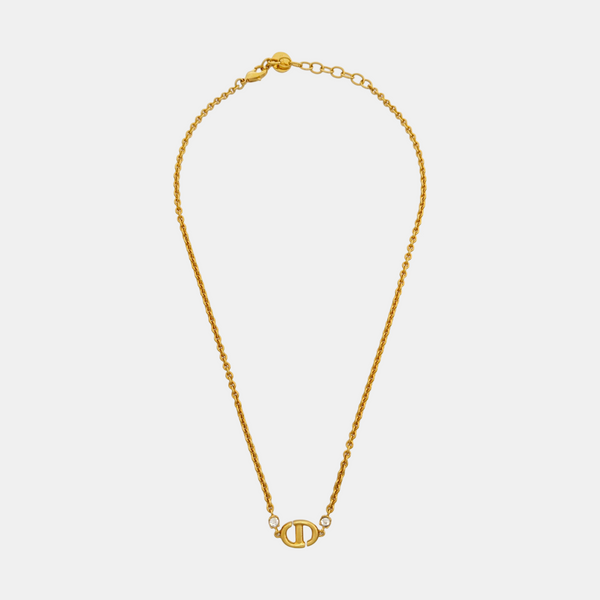 Petit CD Metal Gold Necklace