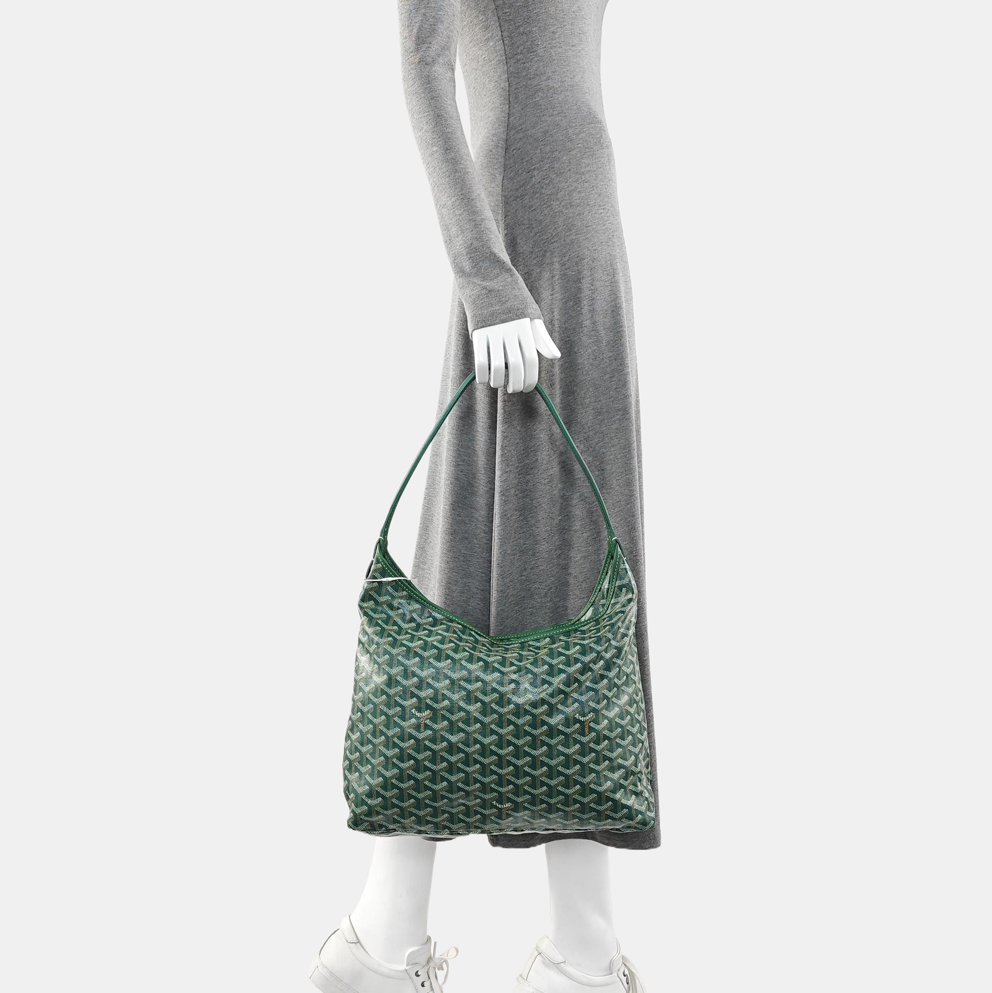 Hobo Coated Canvas Green