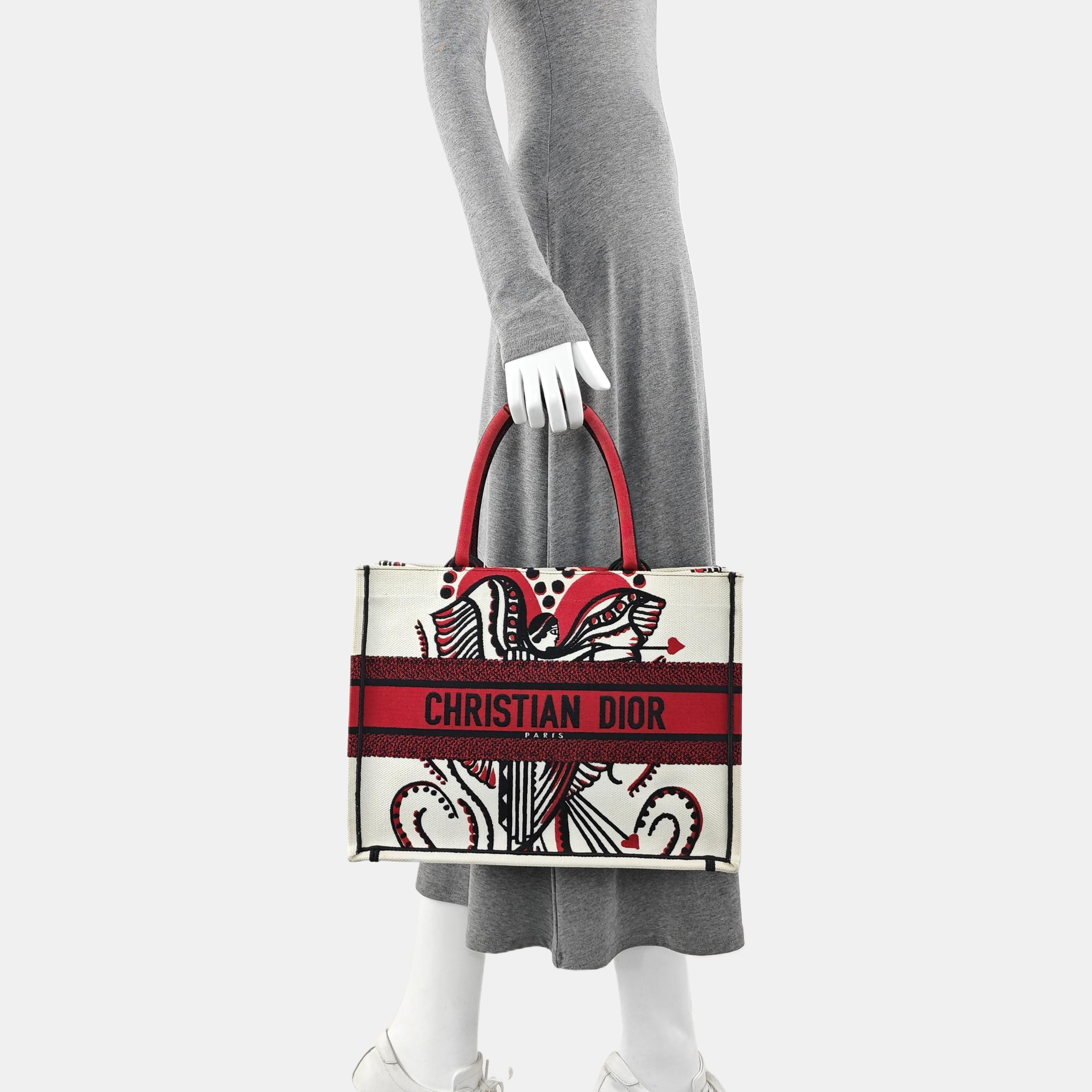Book Tote Medium Canvas White
