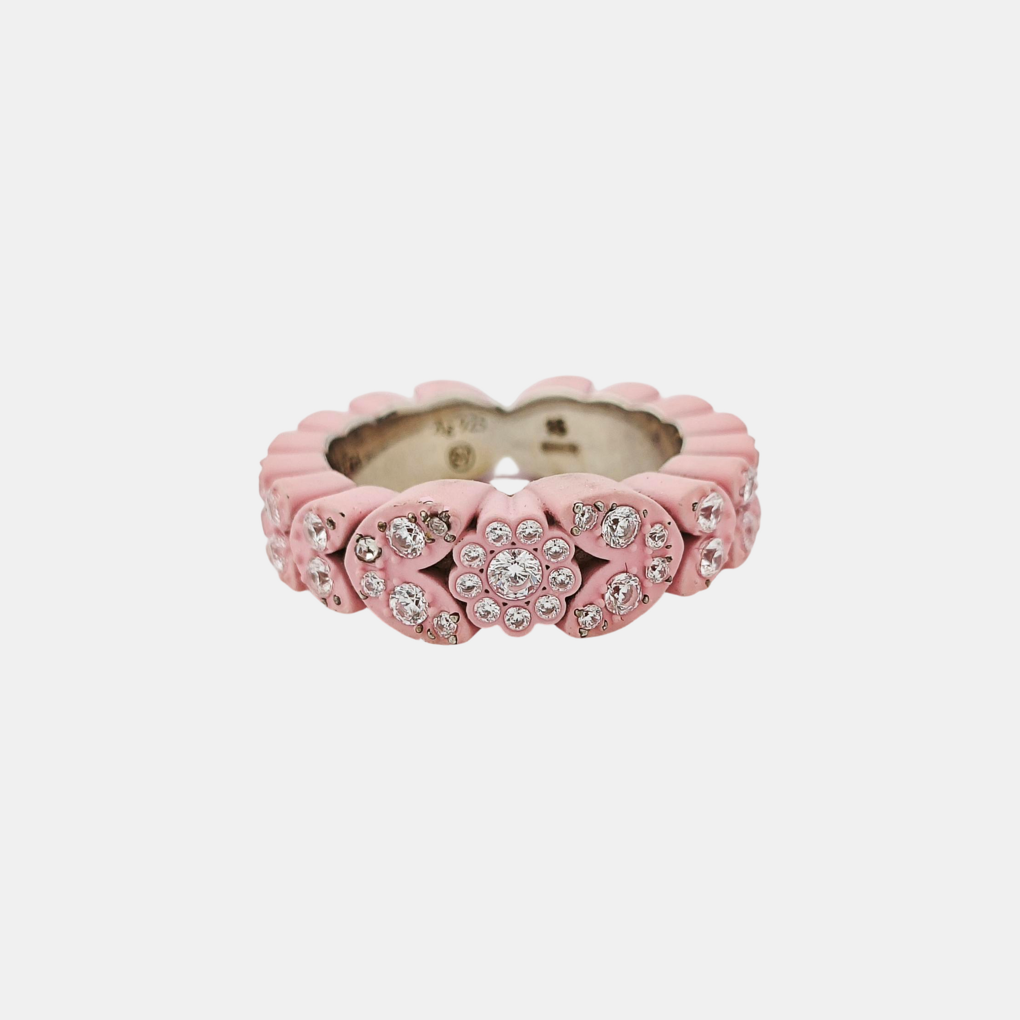 Synthetic Material Pink Ring HK 15