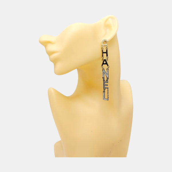 Metal Gold Stud Earrings