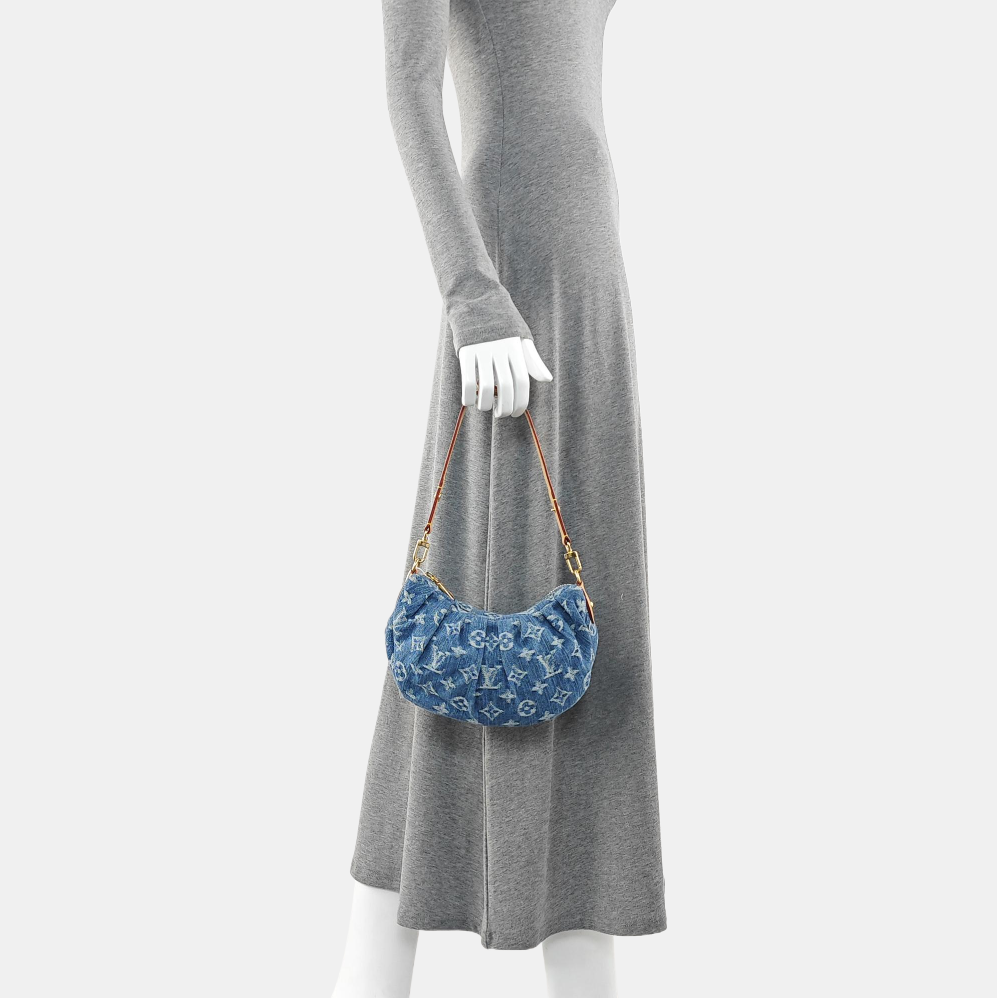 Pochette Valley Monogram Denim Blue