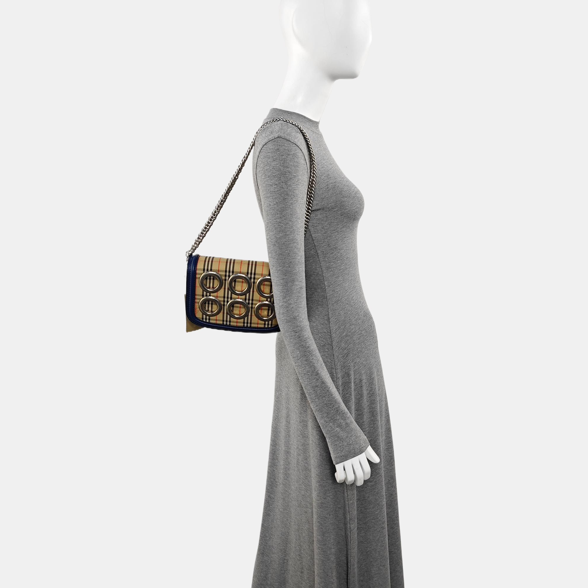 Canvas Shoulder Bag Beige