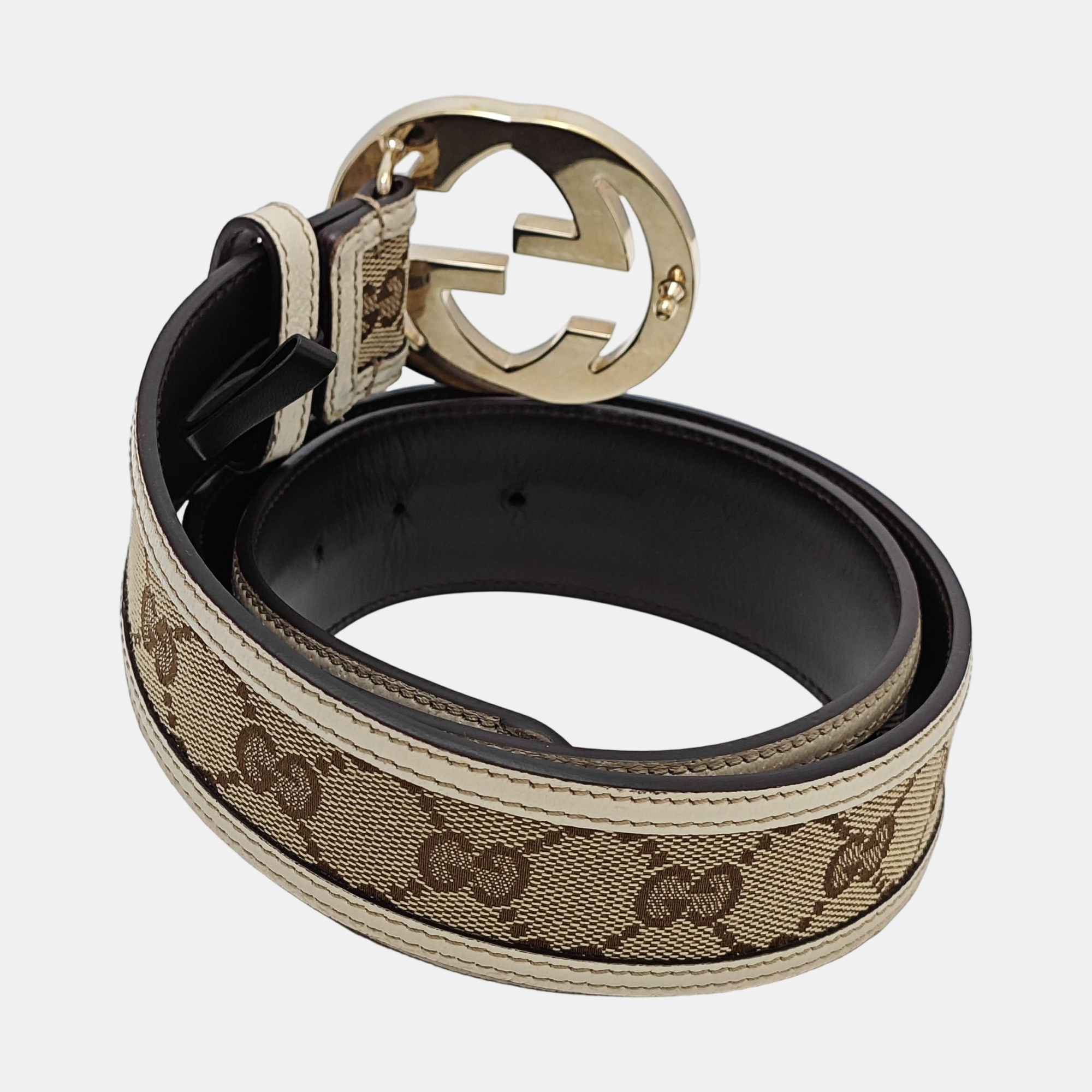 Fabric Belt Beige