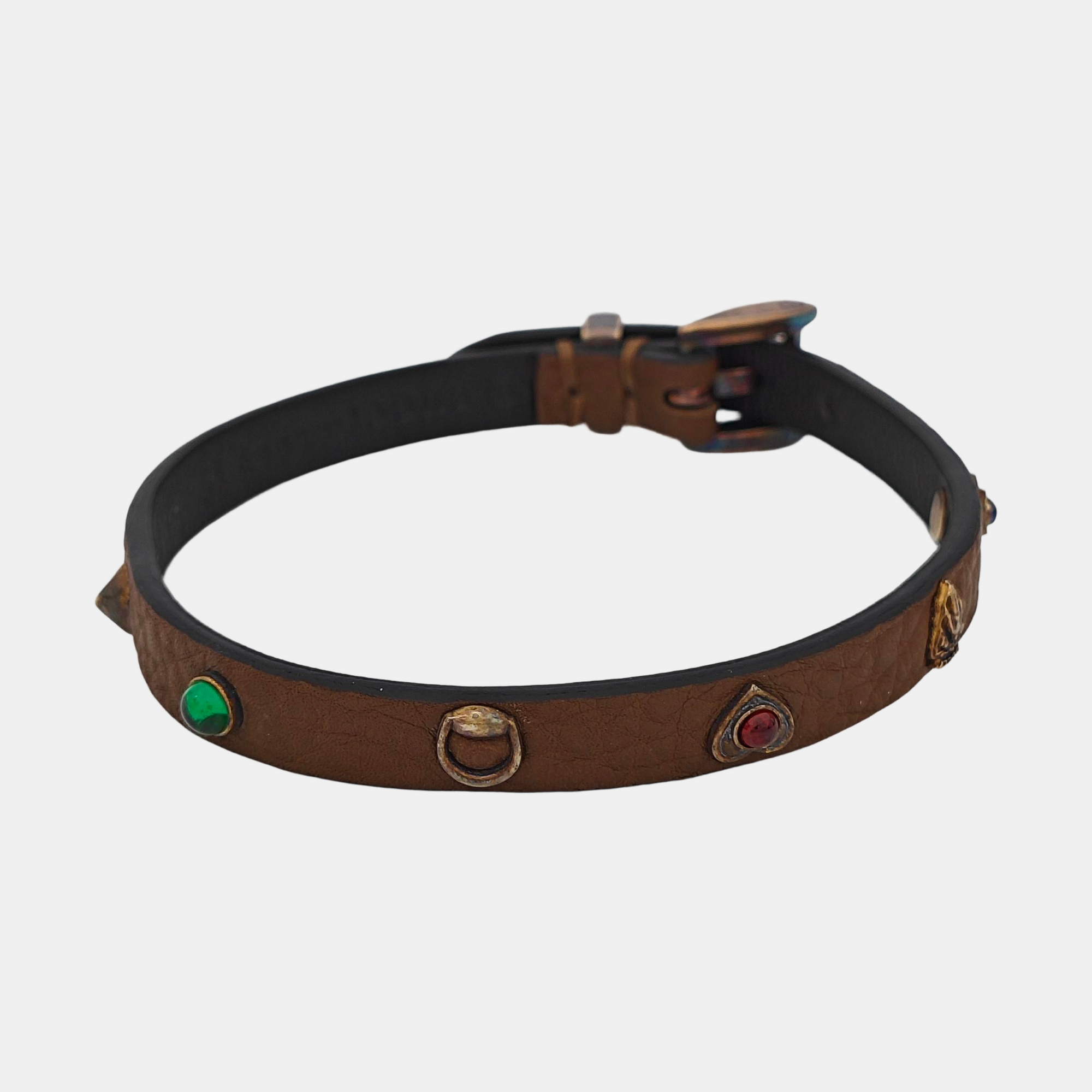 Leather Brown Bangle