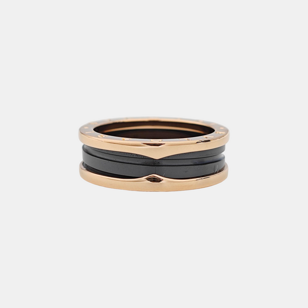 B.ZERO1 18k Rose Gold Ring EU 67