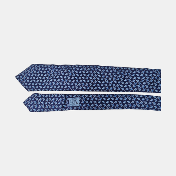 Mulberry Silk Tie Blue