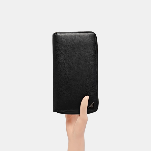 Saffiano Calfskin Wallet Black