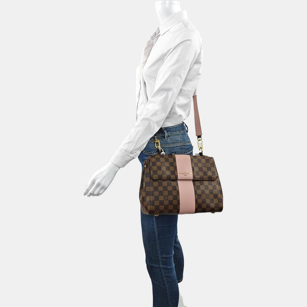 BOND STREET Damier Ebene Coated Canvas Brown