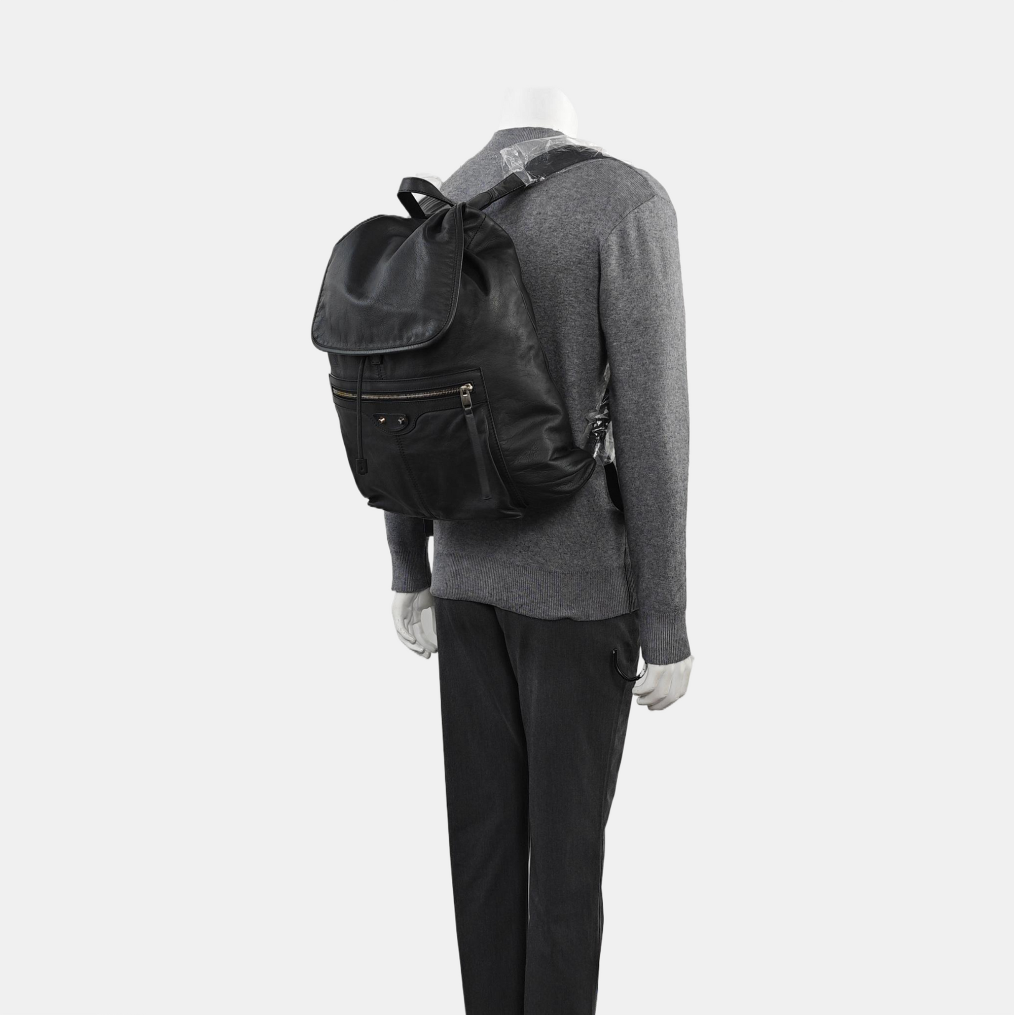 Classic City Medium Lambskin Black
