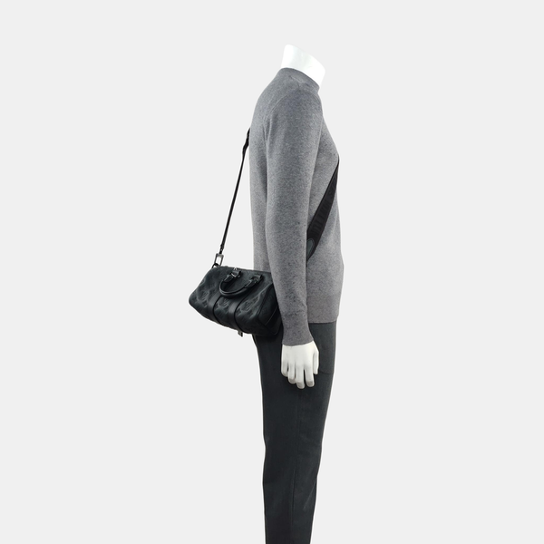 KEEPALL 25 Monogram Calfskin Black