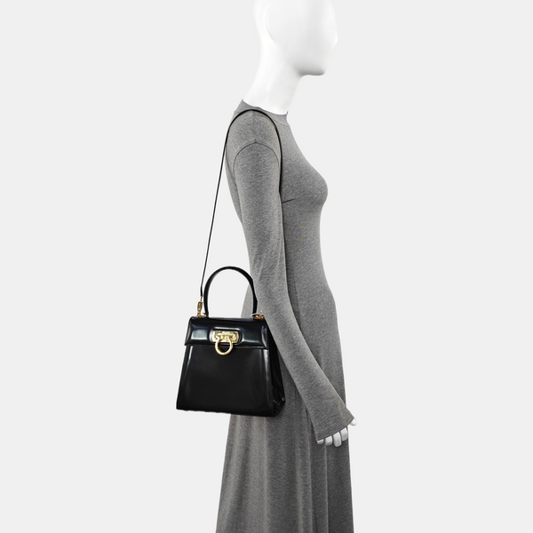 Kelly Medium Patent Leather Black