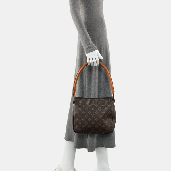 LOOPING MM Monogram Coated Canvas Brown