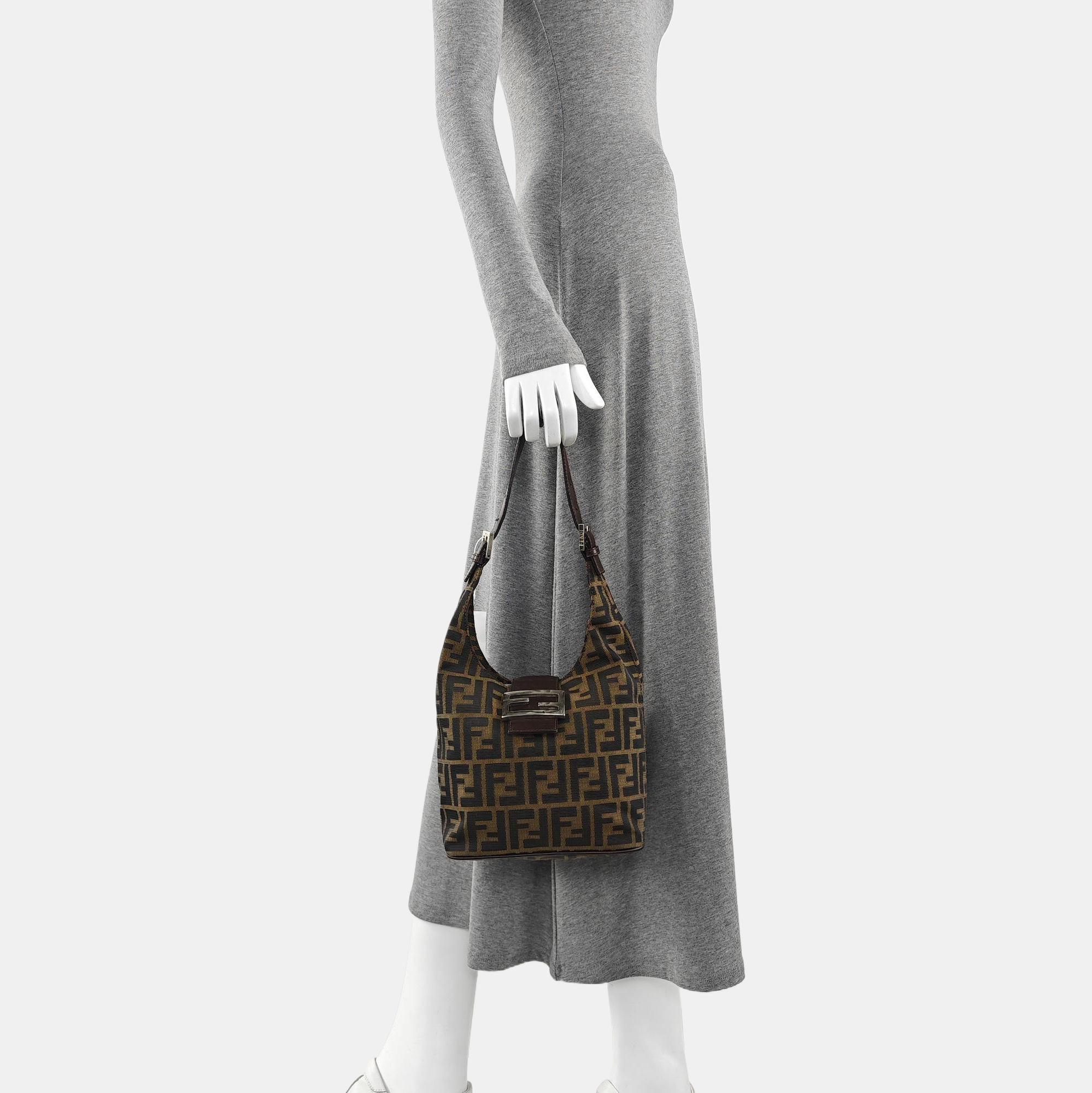 Canvas Top Handle Bag Brown
