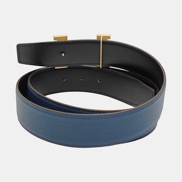 Leather Belt Blue