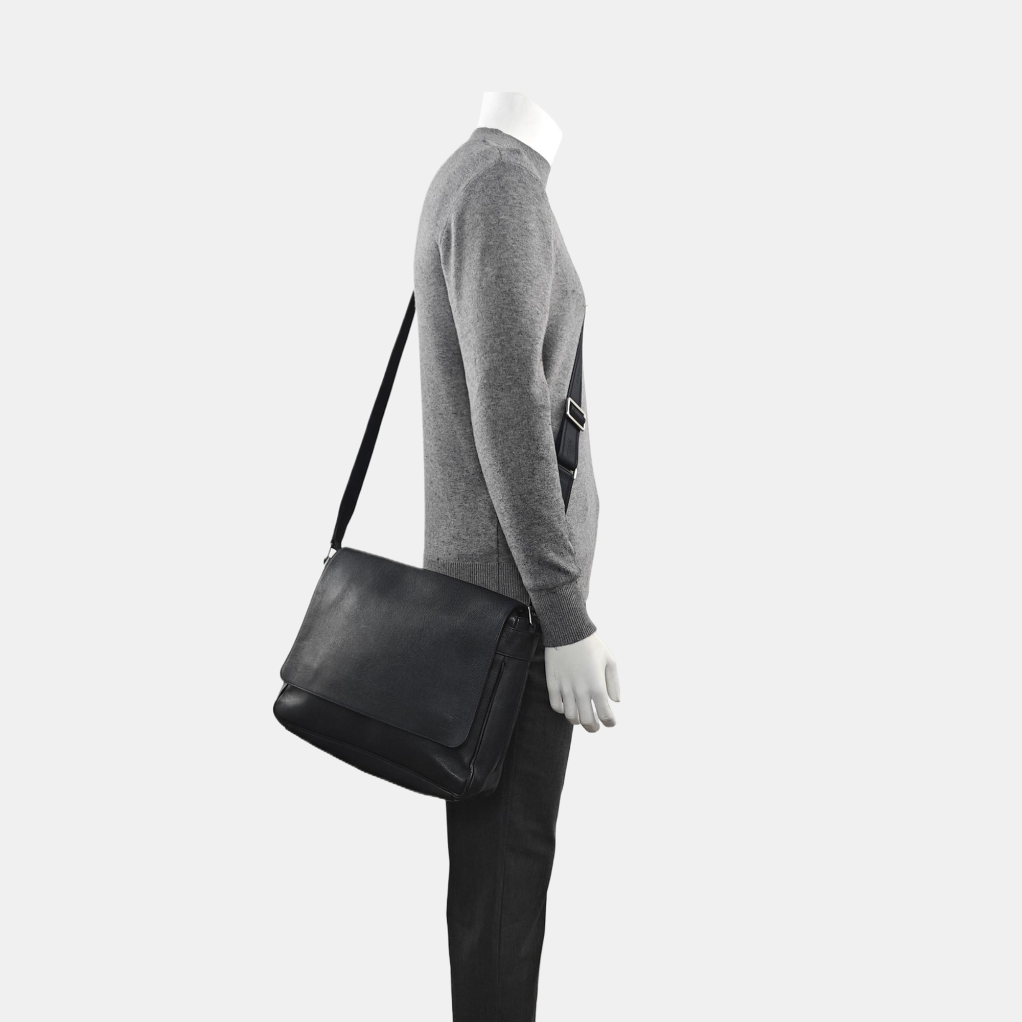 ROMAN MM Calfskin Black