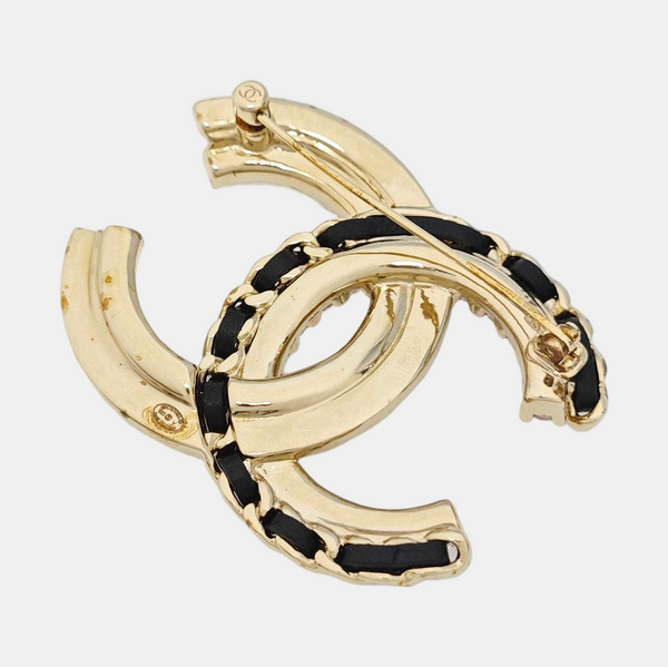 Metal Gold Brooch