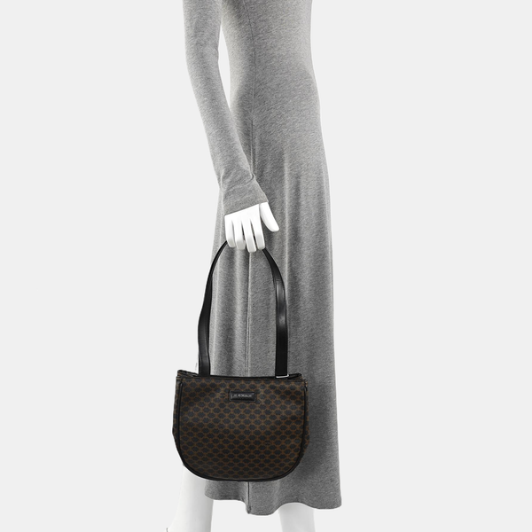MACADAM TOP HANDLE COSMETIC BAGS Coated Canvas Black