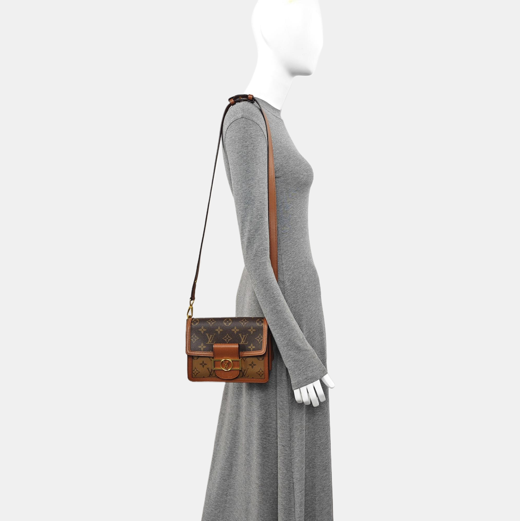 DAUPHINE Mini Coated Canvas Brown