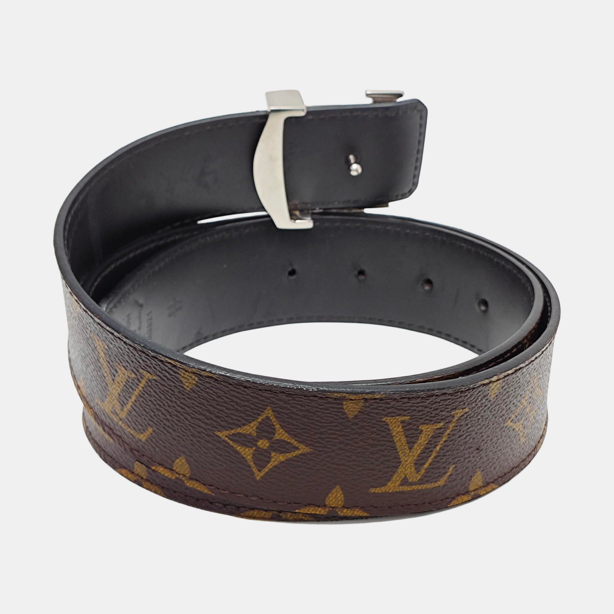 Coated Canvas Belt Brown