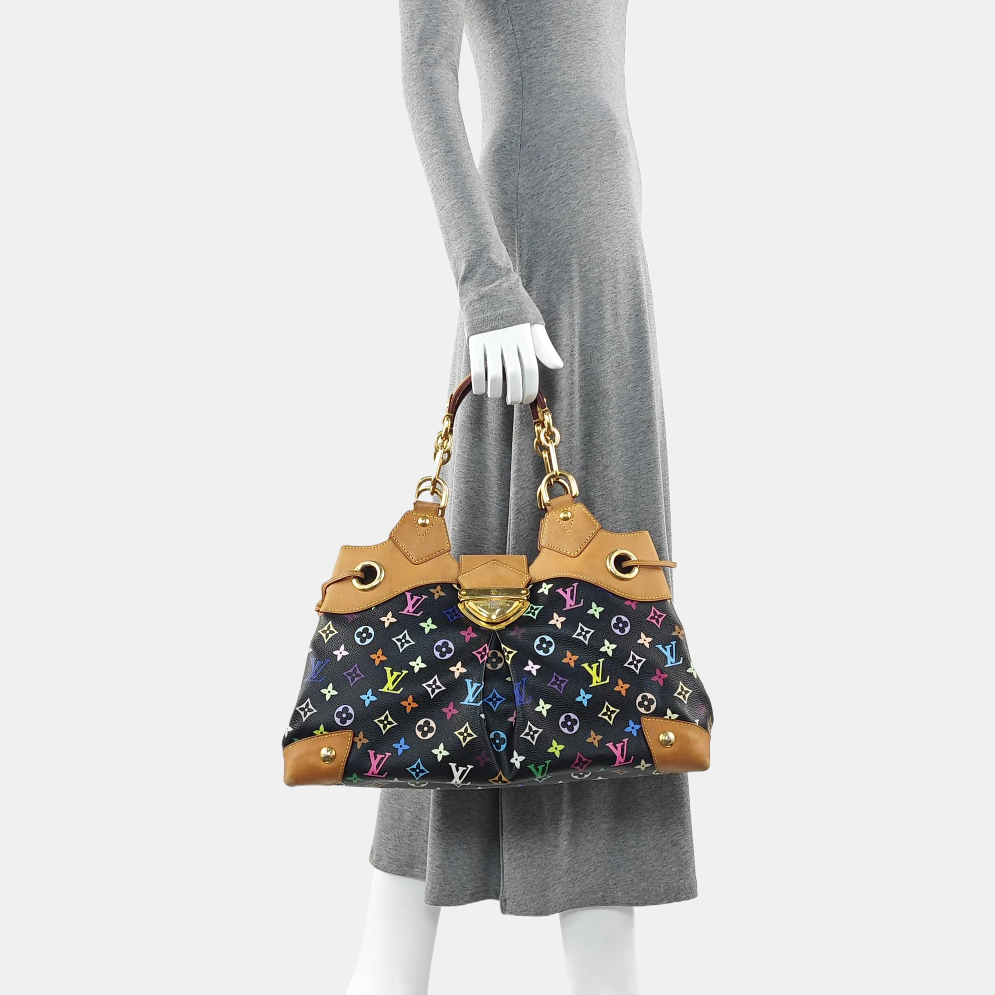 LV × TM URSULA Monogram Coated Canvas Black