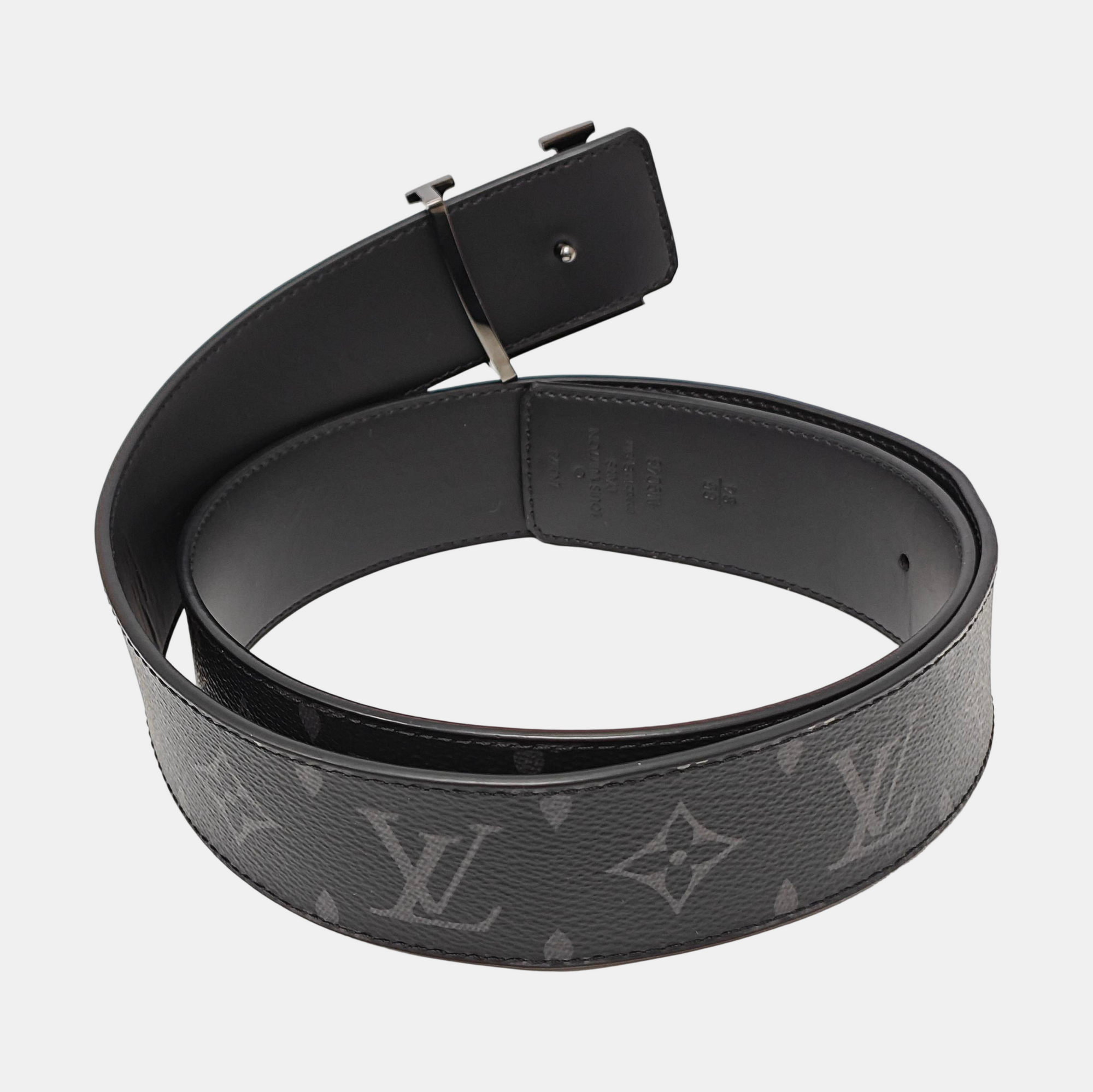 Coated Canvas Belt Black