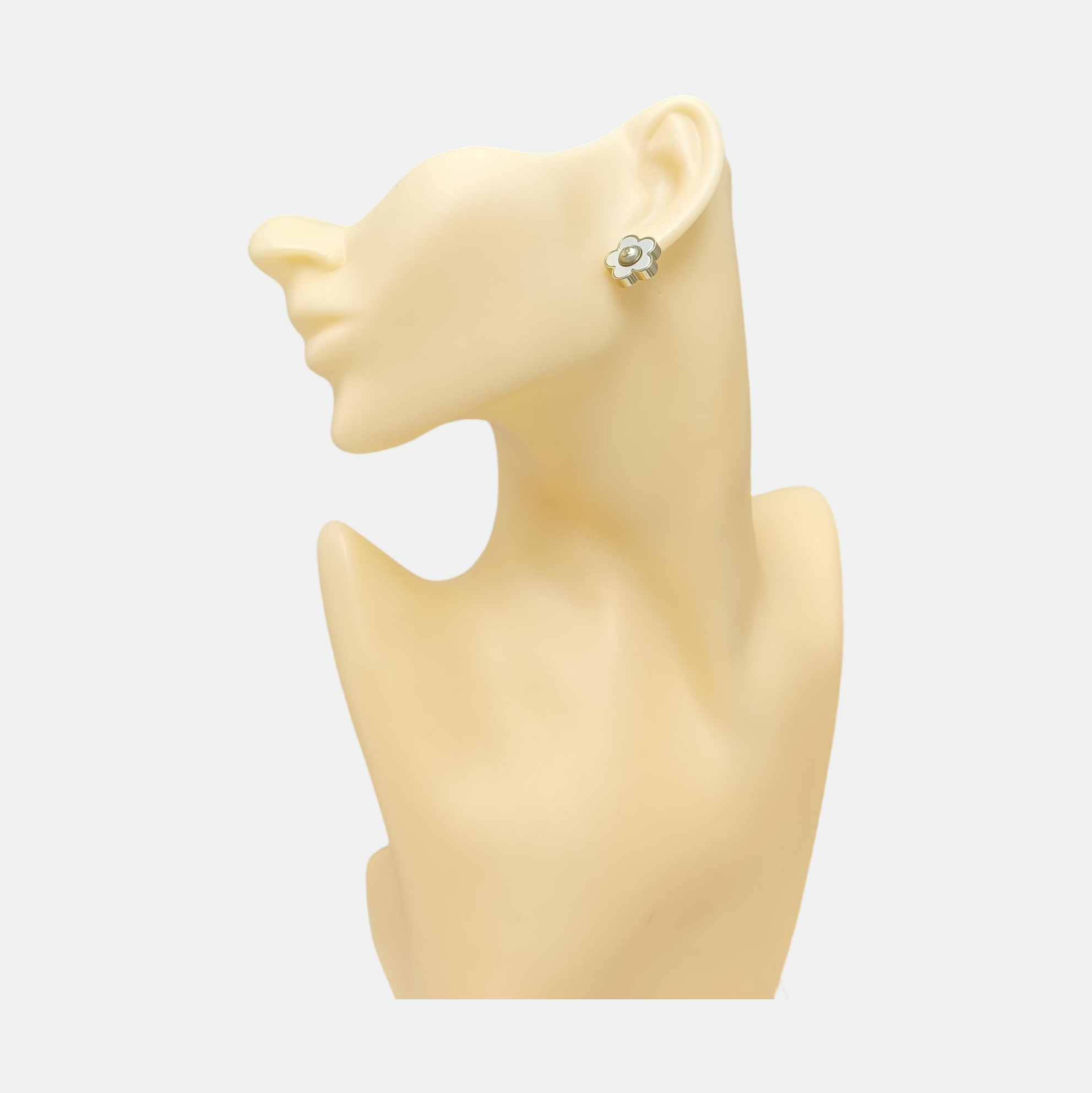 Metal Silver Stud Earrings