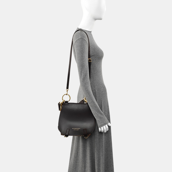 Calfskin Shoulder Bag Brown