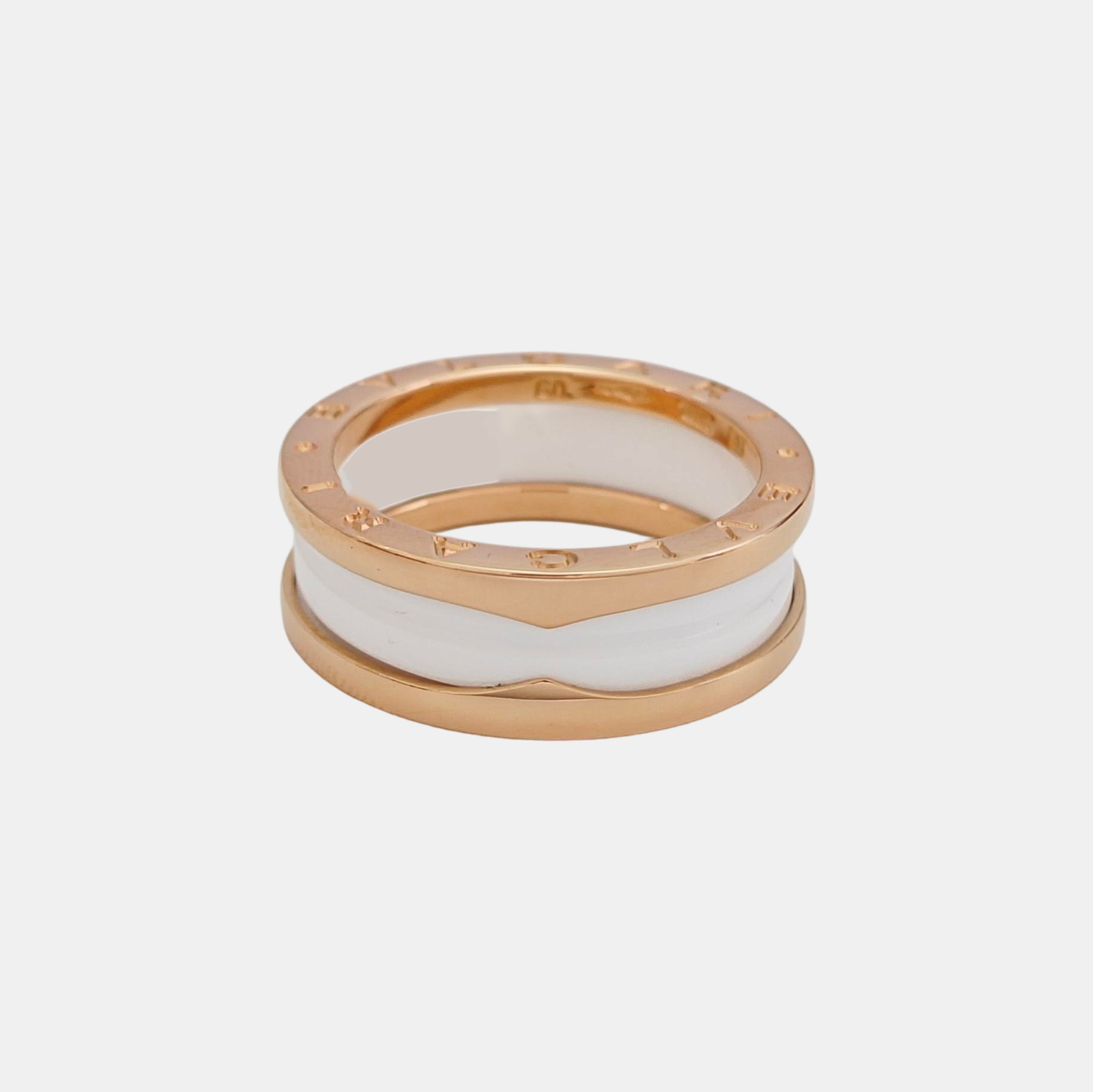 B.ZERO1 18k Rose Gold Ring EU 60