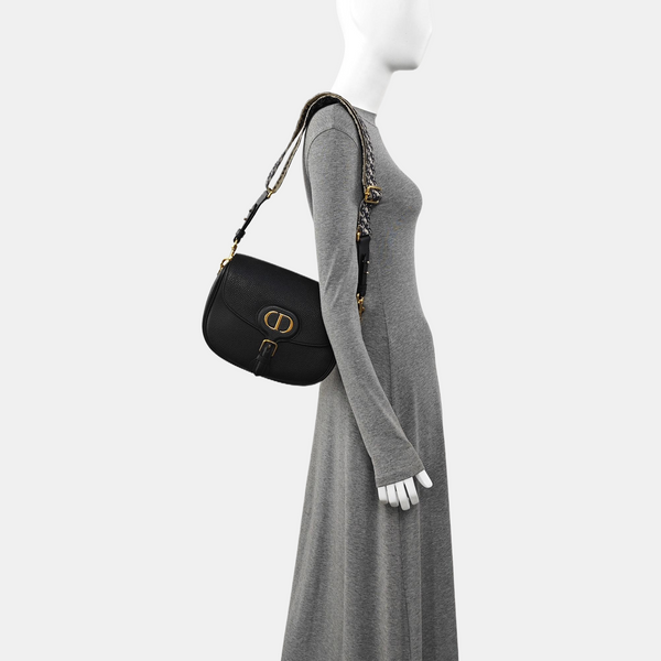 Authenticated pre-owned  Bobby Large Calfskin Black - Shoulder Bag at Looply