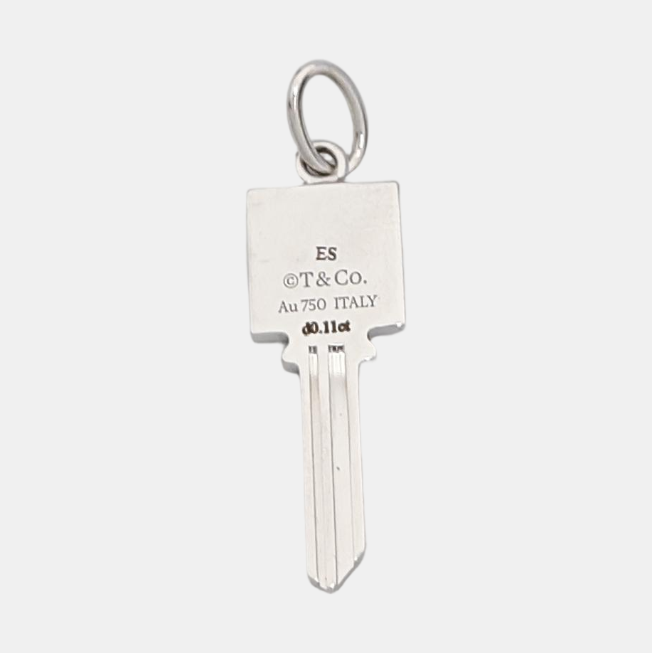 Tiffany Keys 18k Gold Silver Pendant