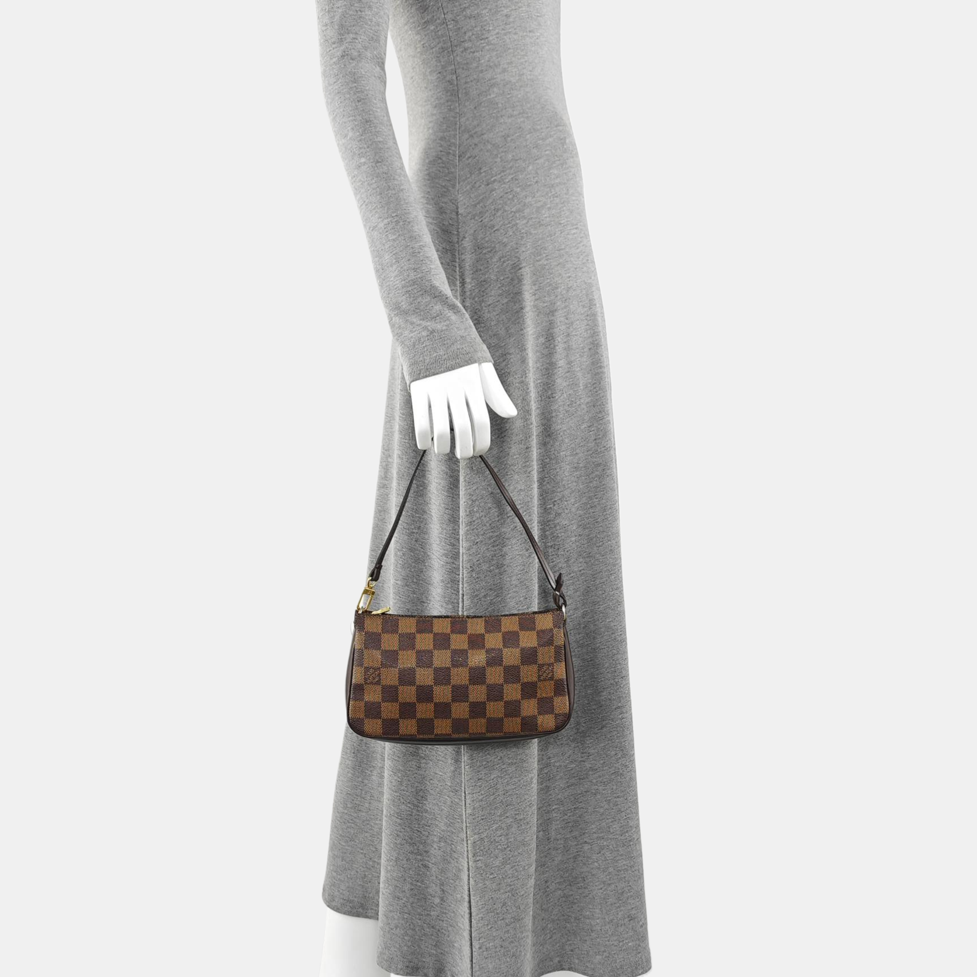ACCESSOIRES Damier Ebene Coated Canvas Brown