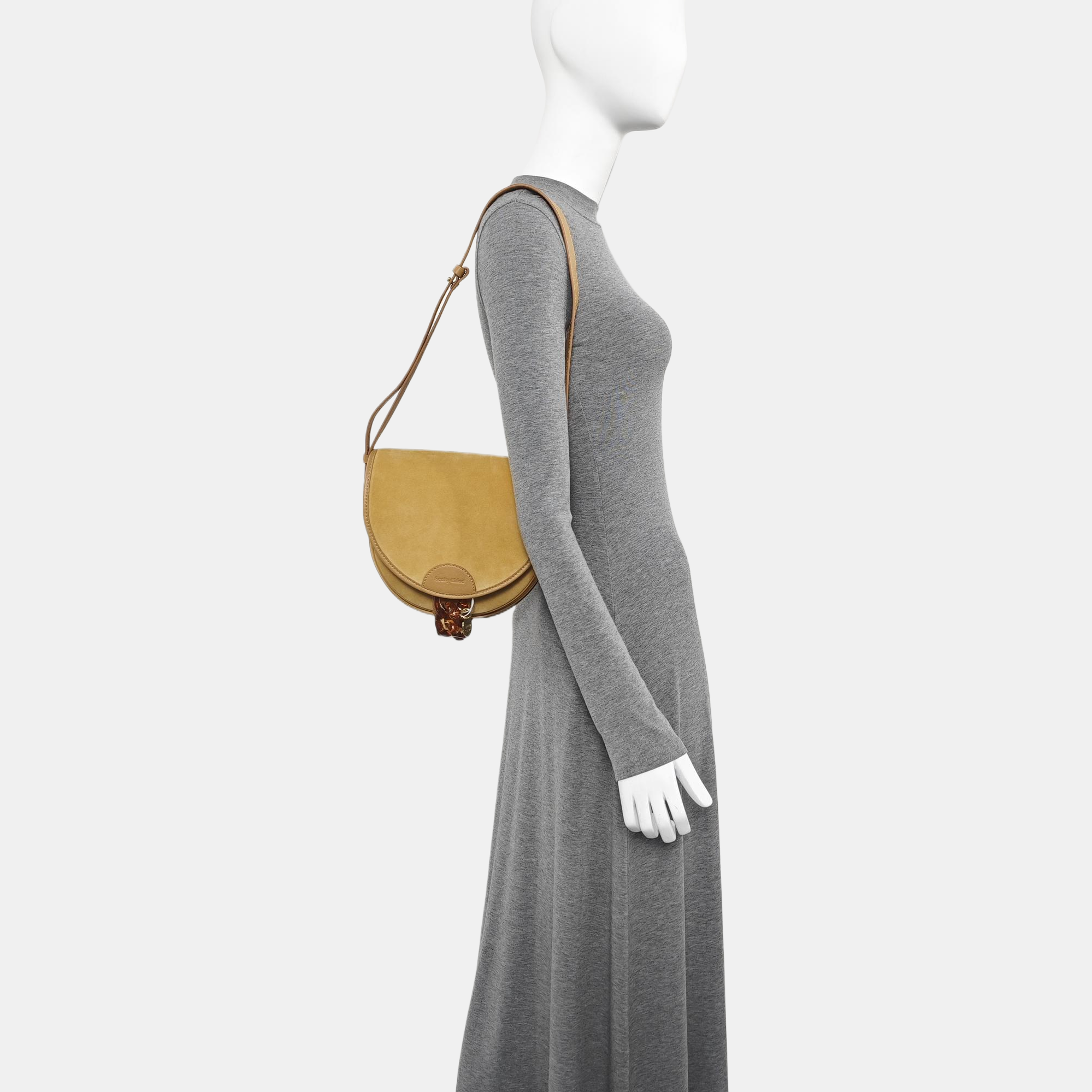 Leather Shoulder Bag Brown