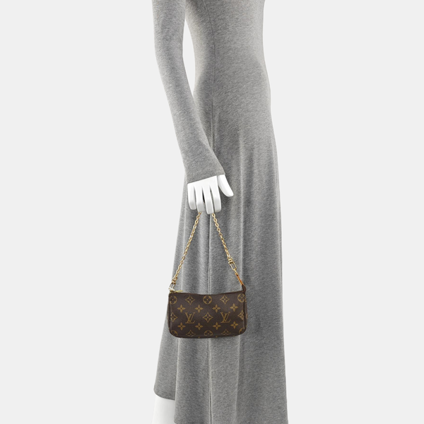 ACCESSOIRES MM Monogram Coated Canvas Brown