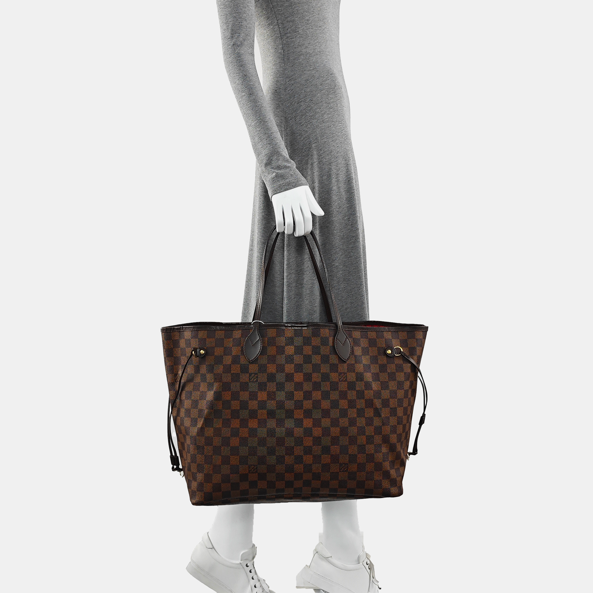 Authenticated pre-owned  NEVERFULL GM Coated Canvas Brown - Tote Bag at Looply