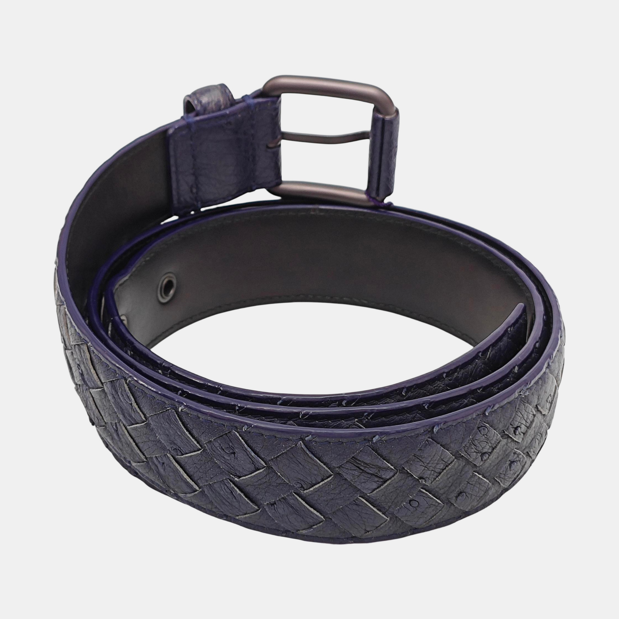 Leather Belt Blue