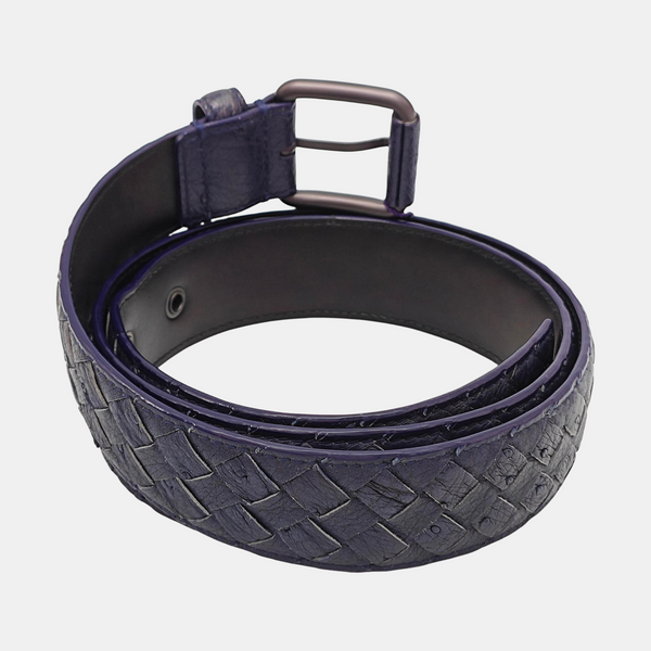 Leather Belt Blue