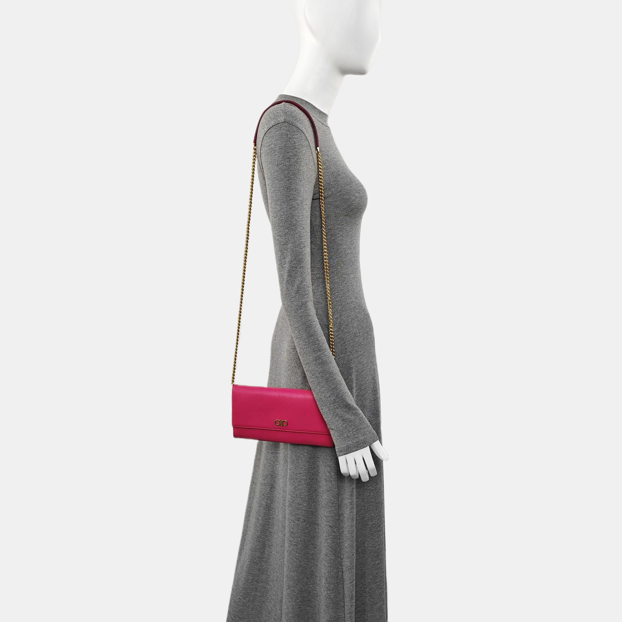 Gancini Calfskin Pink