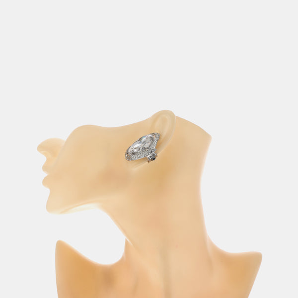 Metal Silver Clip On Earrings